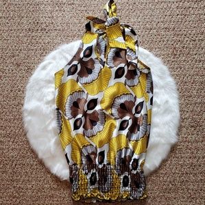 Satin Tie-neck Blouse